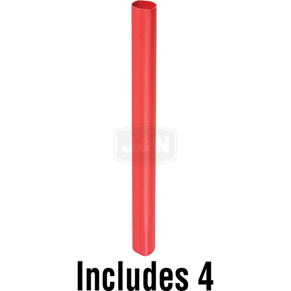 Aftermarket Heat Shrink Tube, 3:1 I.D. Shrink Ratio, Red, 12 in 606-14021-4-JN - main